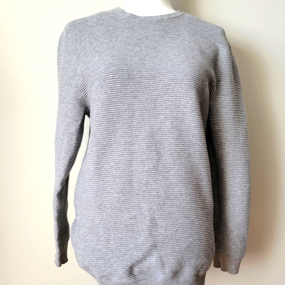 Zara Textured Crewneck Sweatshirt